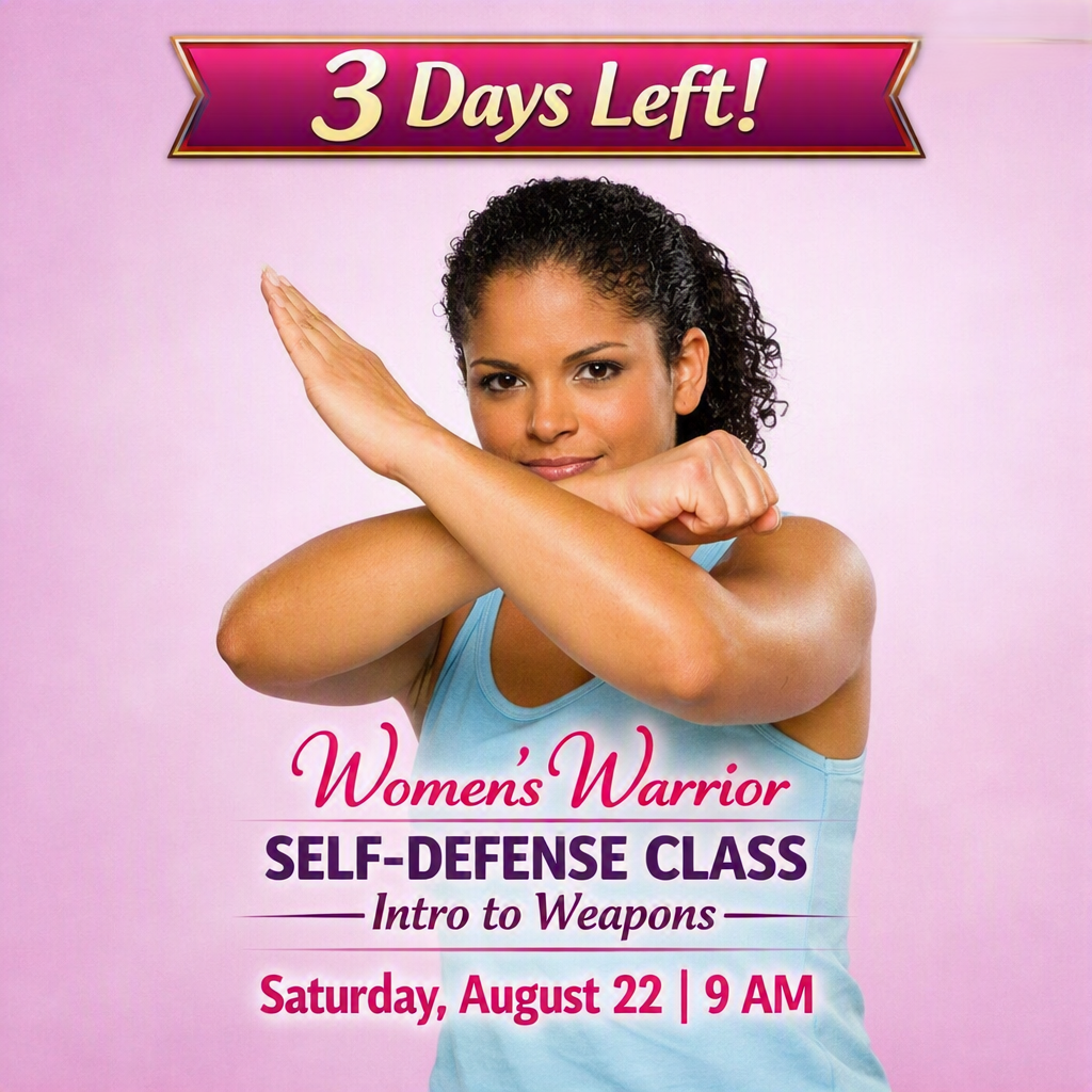 Women's Warrior Class Reminder - 3 Days (2026)